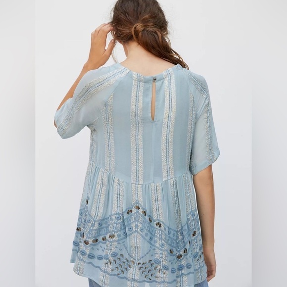 Anthropologie Rozelle Embroidered Tunic - Picture 2 of 16